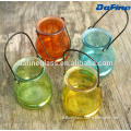 High quality cylinder colored recycled candle glass bottles/glass candle jars wholesale